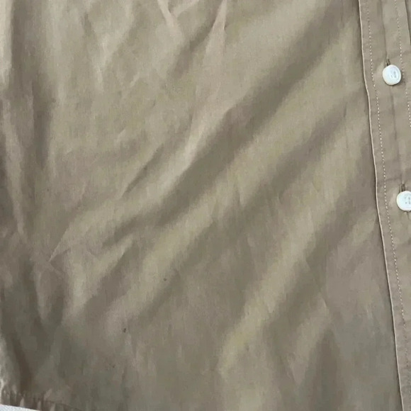 Alex Mill | Mill Cotton Poplin LS Button Down - Sand / Sz S - Picture 8 of 9